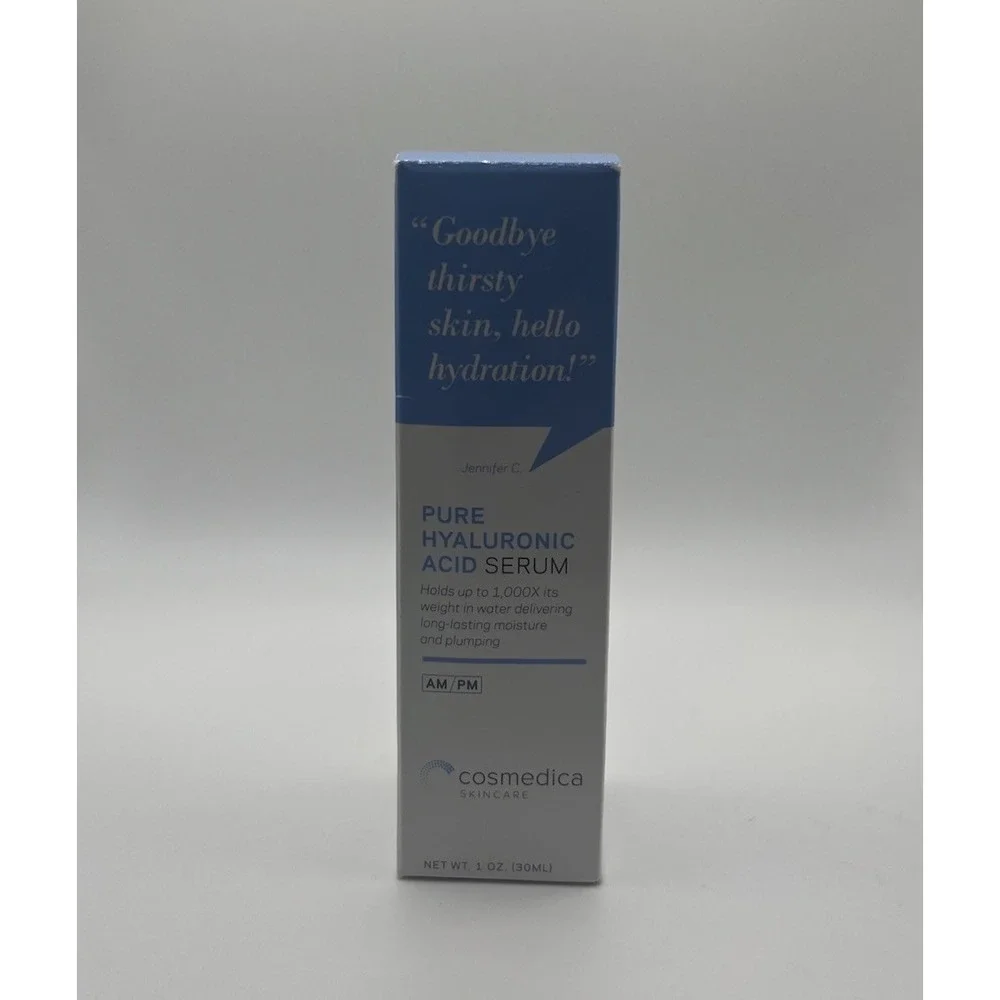 Cosmedica Skincare Pure Hyaluronic‎ Acid, 1 Fl Oz, NIB